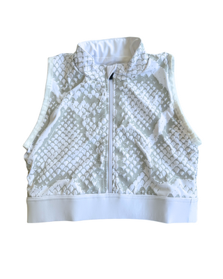 GRIPLITE MOCK NECK SPORTS BRA SNAKESKIN